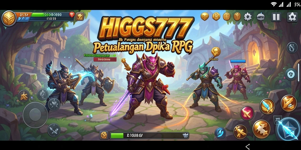 Tangkapan layar dari gameplay seru HIGGS777, memperlihatkan pertempuran mendebarkan.