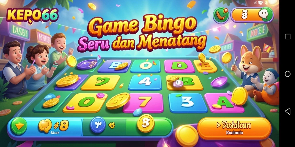 Gameplay seru Bingo di KEPO66 dengan berbagai fitur menarik.