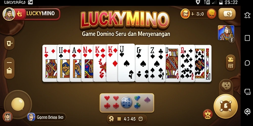 Tampilan gameplay seru dan interaktif dari LUCKYMINO.