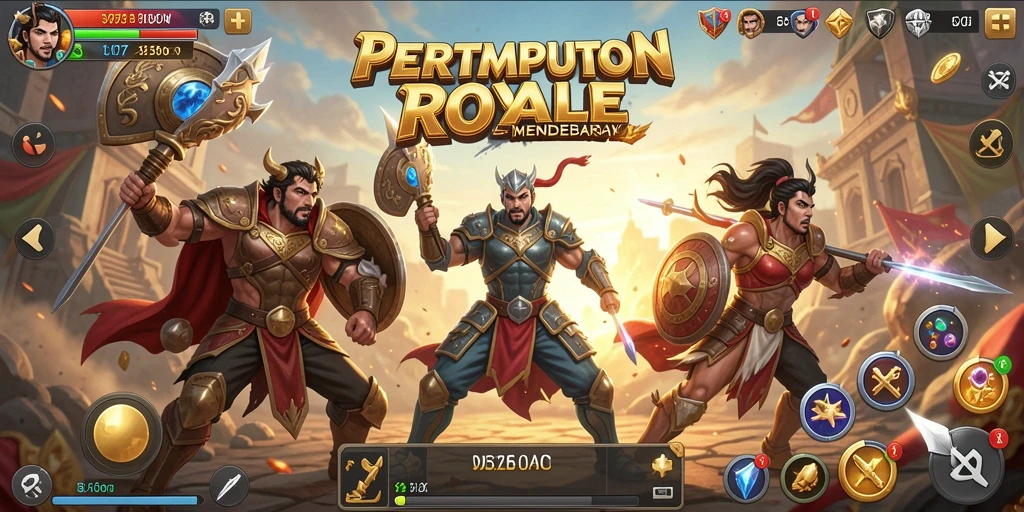 Gameplay mendebarkan V07 dalam pertempuran Battle Royale.